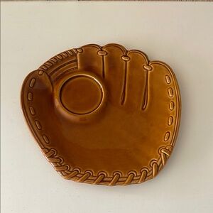 VTG Enesco Baseball Glove Shaped Ceramic Dish